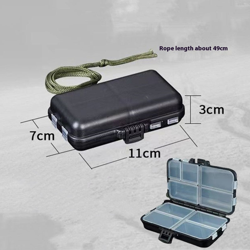 Fishing Supplies Box Fishhook Tool Box Lure Box Waterproof Finishing Plus-sized Accessory Box Fishing Gear