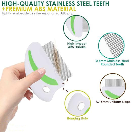 Cepillo plegable para mascotas, cepillo portátil de viaje para mascotas, peine de dientes suaves para cachorros.
