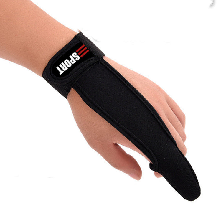 Fishing Gear Flying Knock Finger Protector Half Single Finger Fishing Gloves