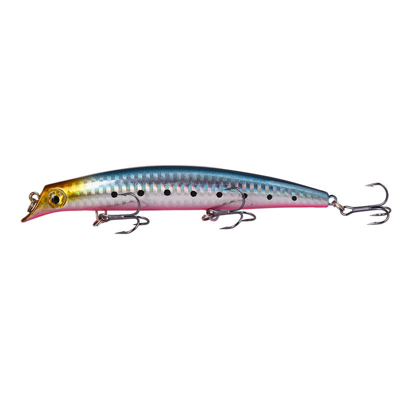 New Luya Water Surface Wave Climbing Plastic Fish Bait 12.5cm 14g