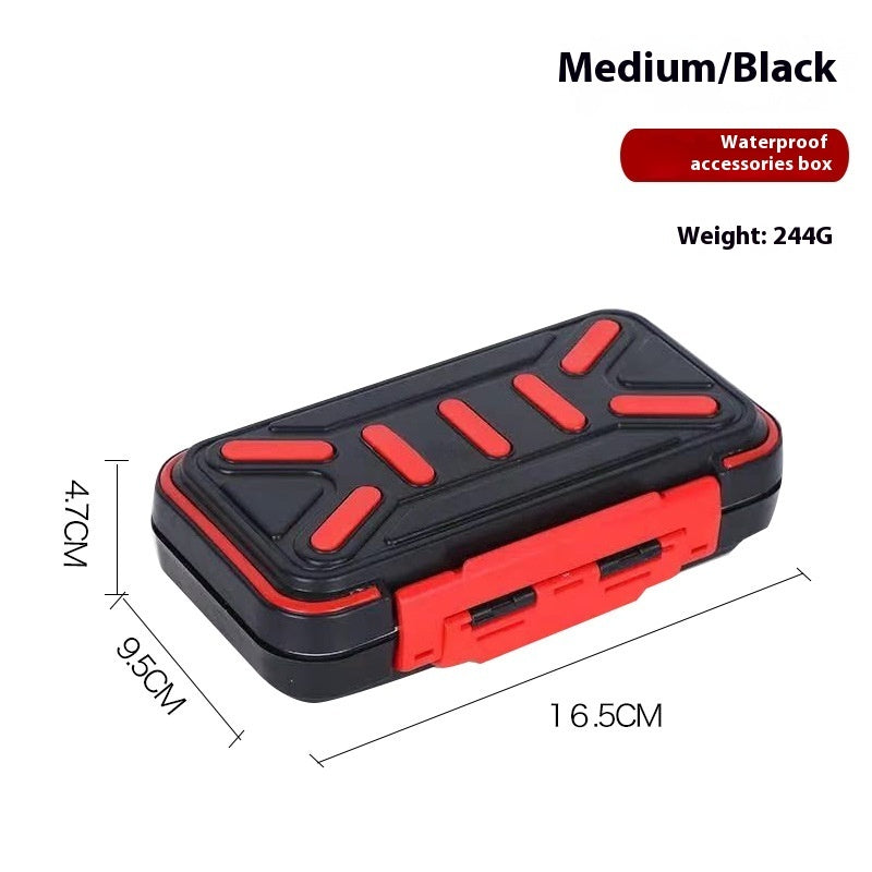 Fishing Supplies Box Fishhook Tool Box Lure Box Waterproof Finishing Plus-sized Accessory Box Fishing Gear