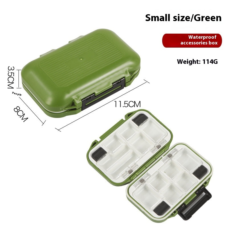 Fishing Supplies Box Fishhook Tool Box Lure Box Waterproof Finishing Plus-sized Accessory Box Fishing Gear