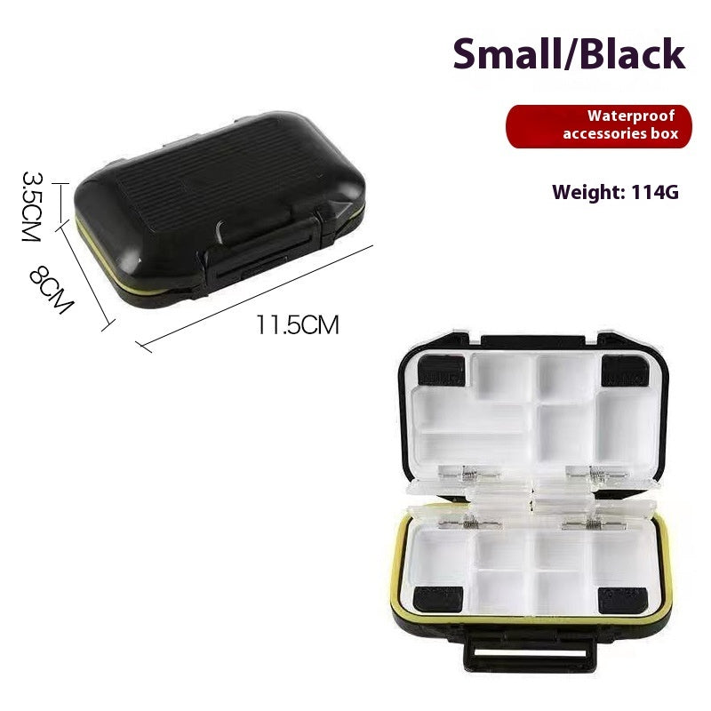 Fishing Supplies Box Fishhook Tool Box Lure Box Waterproof Finishing Plus-sized Accessory Box Fishing Gear