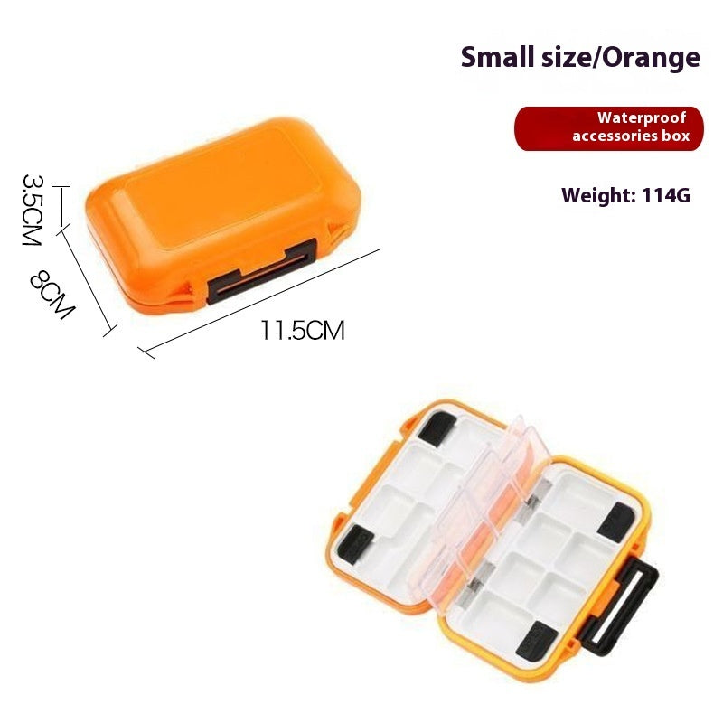 Fishing Supplies Box Fishhook Tool Box Lure Box Waterproof Finishing Plus-sized Accessory Box Fishing Gear