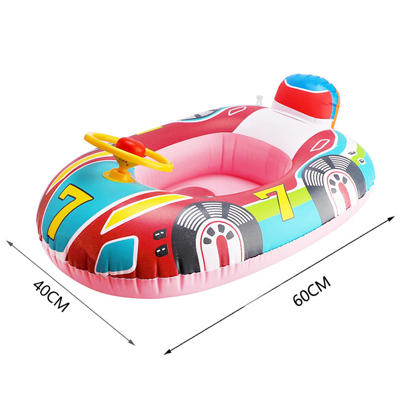 Colchoneta hinchable para niños, volante de yate y avión