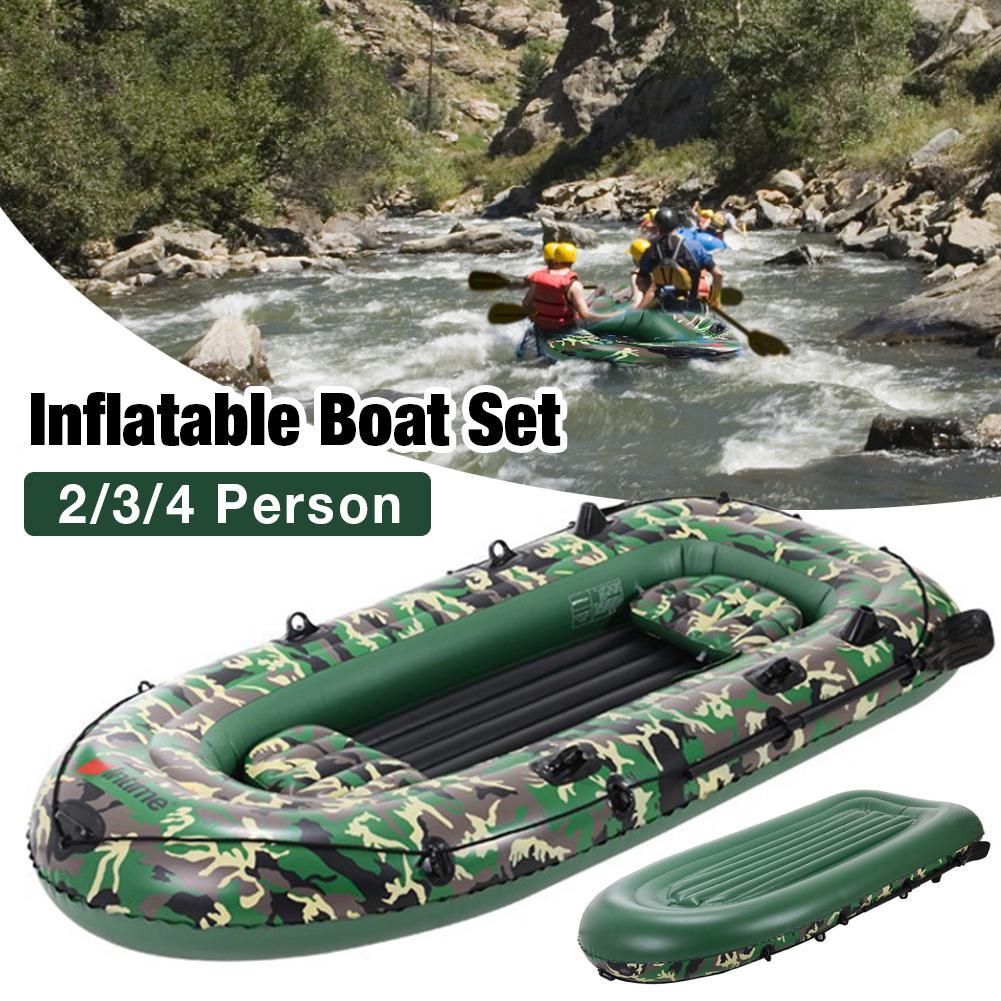 Inflatable Fishing Boat Thickened Kayak Carrying Inflatable Boat Can Be Folded To Carry
