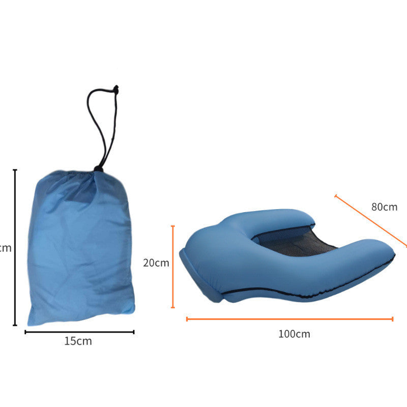 PVC Summer Inflatable Foldable Floating Row Swimming Pool Water Hammock Air Mattresses Bed Beach Water Sports Lounger Chair