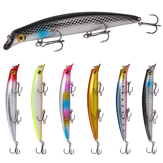 New Luya Water Surface Wave Climbing Plastic Fish Bait 12.5cm 14g