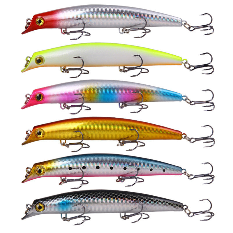 New Luya Water Surface Wave Climbing Plastic Fish Bait 12.5cm 14g