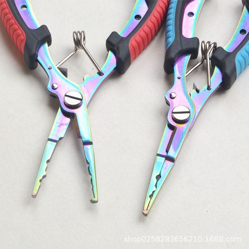 Medium Straight Mouth With Hook Multifunctional Fishing Pliers