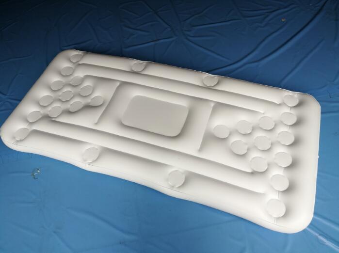 Colchoneta de aire para fiesta acuática, cubo de hielo, enfriador, portavasos, mesa de beer pong inflable, flotador de piscina