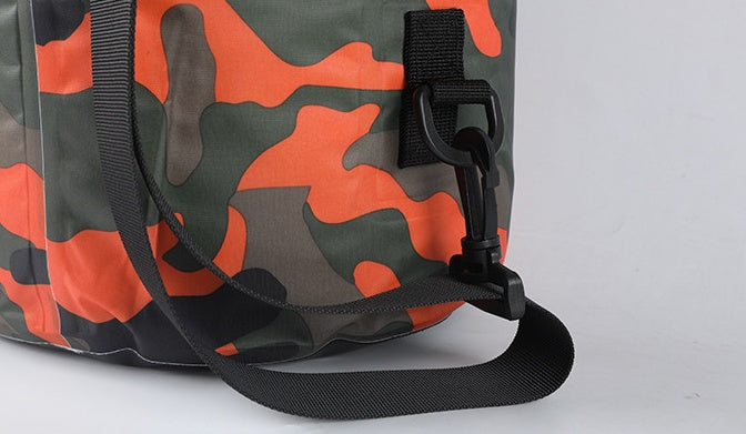Bolsa impermeable estanca,camuflaje de poliéster, doble hombro