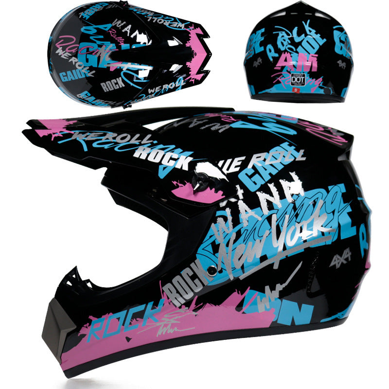Casco todoterreno, motocicleta, casco todoterreno pequeño