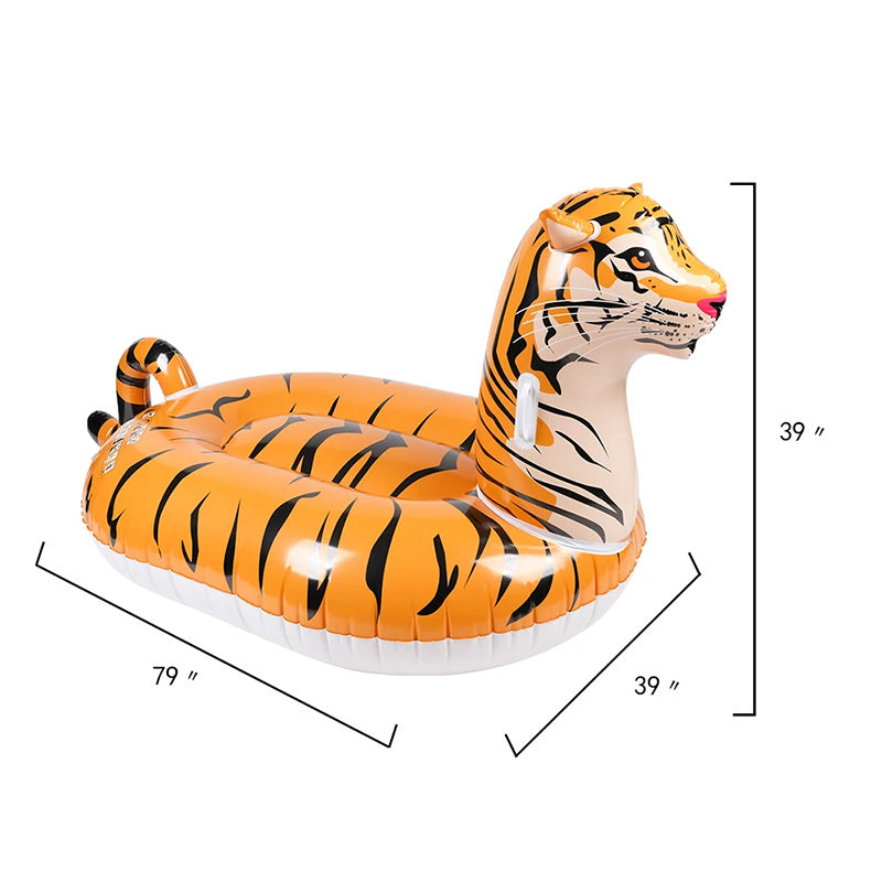 Summer Tiger Mount Water Inflatable Toy Floating Row
