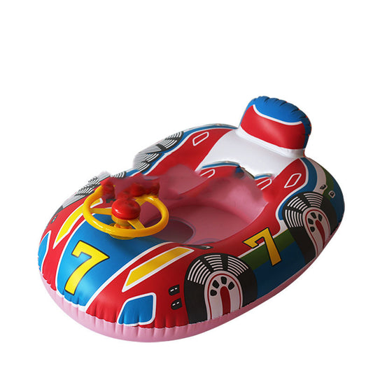 Colchoneta hinchable para niños, volante de yate y avión