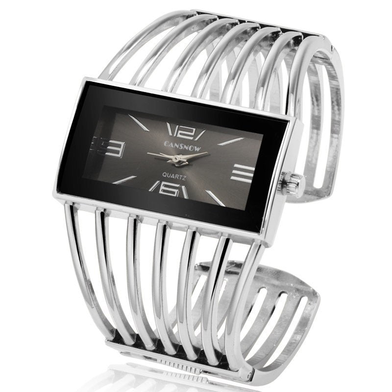 Reloj CANSNOW para mujer, de lujo, a la moda, de oro rosa, con pulsera, para vestir, femenino
