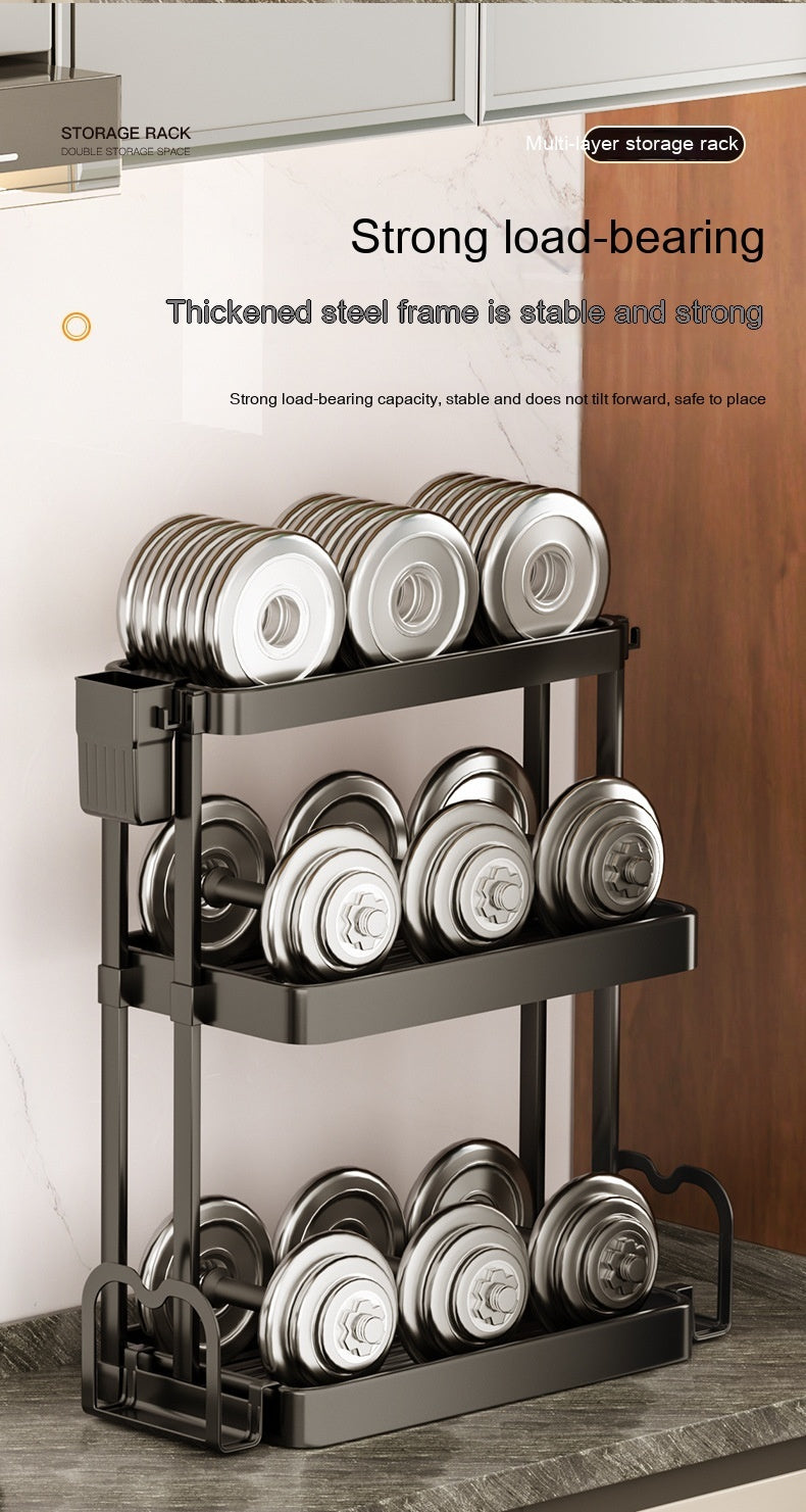 Estante de cocina para condimentos Almacenamiento multicapa Suministros de cocina