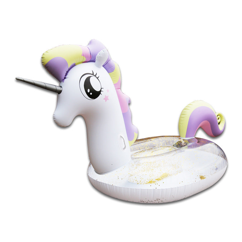 Colchoneta hinchable de princesa Pegaso brillante permeable al aire