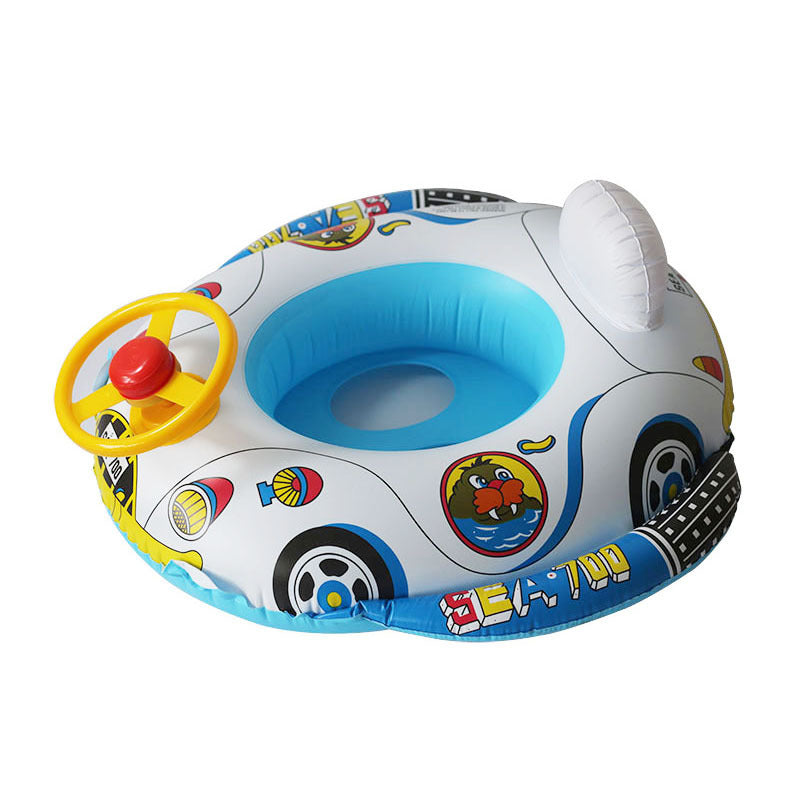 Colchoneta hinchable para niños, volante de yate y avión