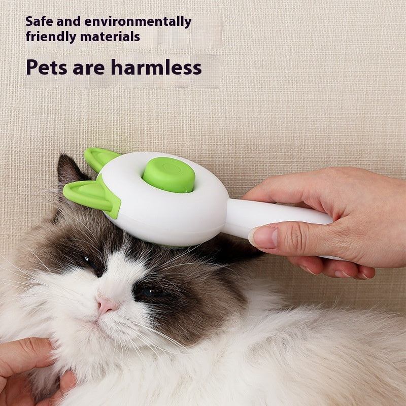 Cepillo para perros y gatos, peine autolimpiable para quitar el pelo de mascotas, herramientas de aseo para perros y gatos, peine desenredante, accesorios para perros, productos para mascotas.