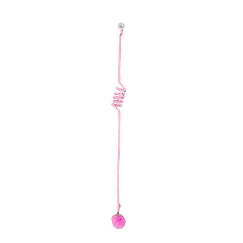 Juguete interactivo colgante para gatos, juguete de simulación para gatos, divertido juguete para que se auto-oigan, varita para jugar, accesorios para mascotas.