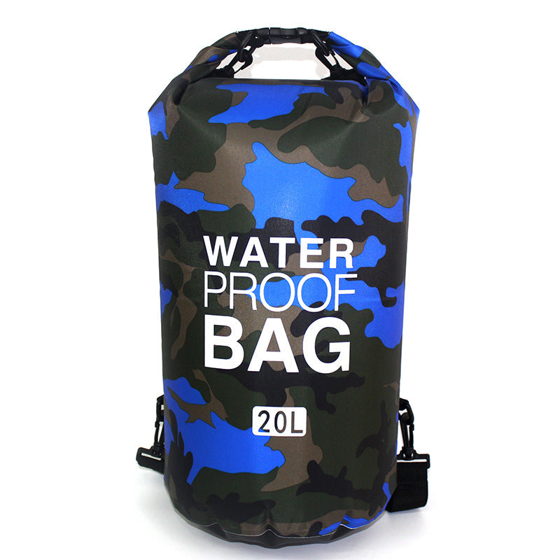 Bolsa impermeable estanca,camuflaje de poliéster, doble hombro