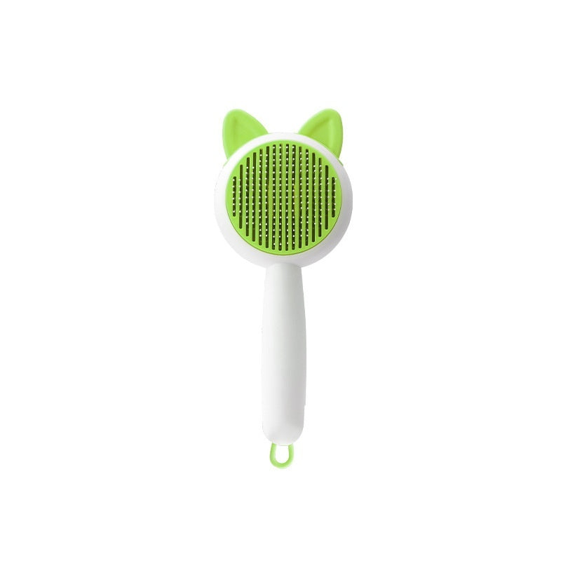 Cepillo para perros y gatos, peine autolimpiable para quitar el pelo de mascotas, herramientas de aseo para perros y gatos, peine desenredante, accesorios para perros, productos para mascotas.