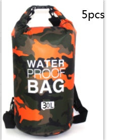 Bolsa impermeable estanca,camuflaje de poliéster, doble hombro