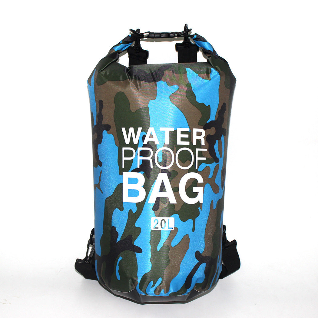 Bolsa impermeable estanca,camuflaje de poliéster, doble hombro