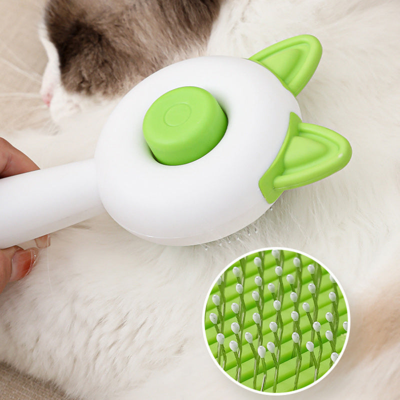 Cepillo para perros y gatos, peine autolimpiable para quitar el pelo de mascotas, herramientas de aseo para perros y gatos, peine desenredante, accesorios para perros, productos para mascotas.