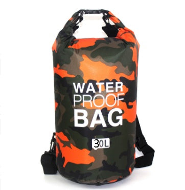 Bolsa impermeable estanca,camuflaje de poliéster, doble hombro