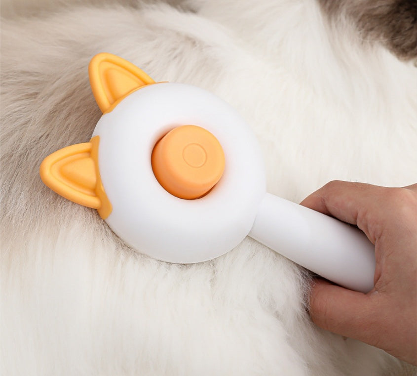 Cepillo para perros y gatos, peine autolimpiable para quitar el pelo de mascotas, herramientas de aseo para perros y gatos, peine desenredante, accesorios para perros, productos para mascotas.