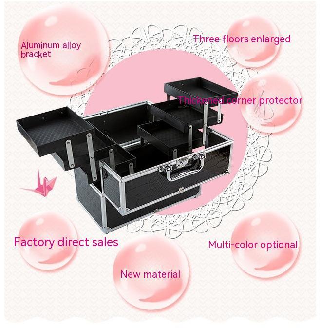 Multi-layer Portable Large Capacity Aluminum Alloy Storage Box