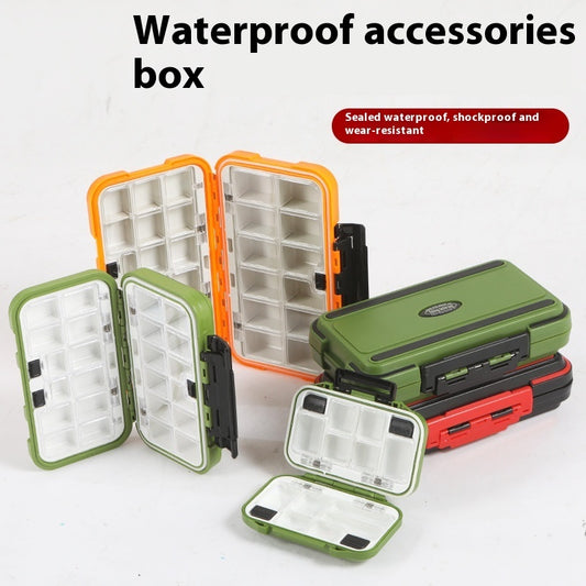 Fishing Supplies Box Fishhook Tool Box Lure Box Waterproof Finishing Plus-sized Accessory Box Fishing Gear